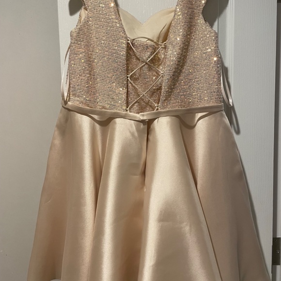 Champagne sequin dress - Picture 2 of 4